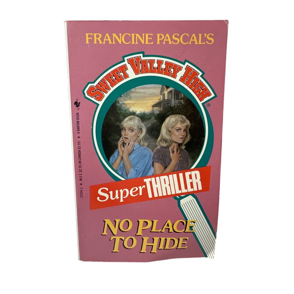 Sweet Valley High Super Thriller First Edition First Print Book No Place To Hide